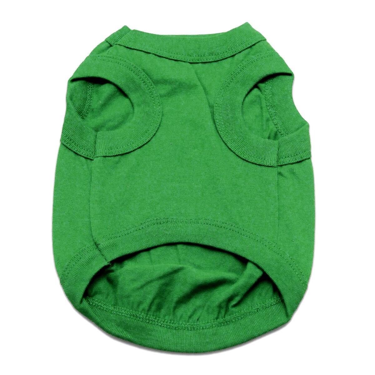 Shop Barking Basics Dog Tank Shirt Emerald Green Medium