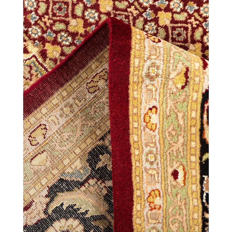 Overton Hand Knotted Wool Vintage Inspired Traditional Mogul Red Area Rug - 8 x 10