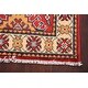 preview thumbnail 4 of 10, Stunning Geometric Red Super Kazak Oriental Area Rug Wool Hand-Knotted - 1'11" x 3'3"