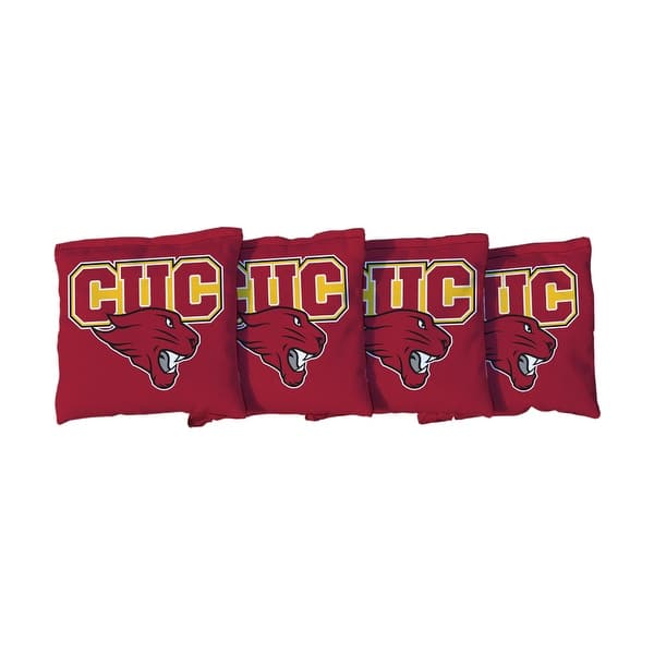 slide 2 of 3, Concordia University Cougars Red Cornhole Bags All-Weather Resin Filled