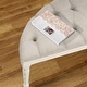 preview thumbnail 8 of 12, Linen Upholstered Bench