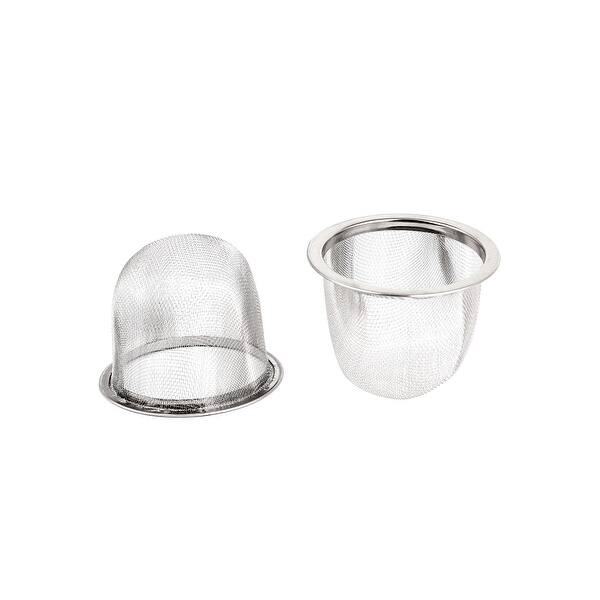 2pcs Stainless Steel Loose Mesh Ball Tea Leaf Strainer Infuser Herb Spice Filter 2pcs Stainless Steel Loose Mesh Ball Tea Leaf Strainer Infuser Herb Spice Filter