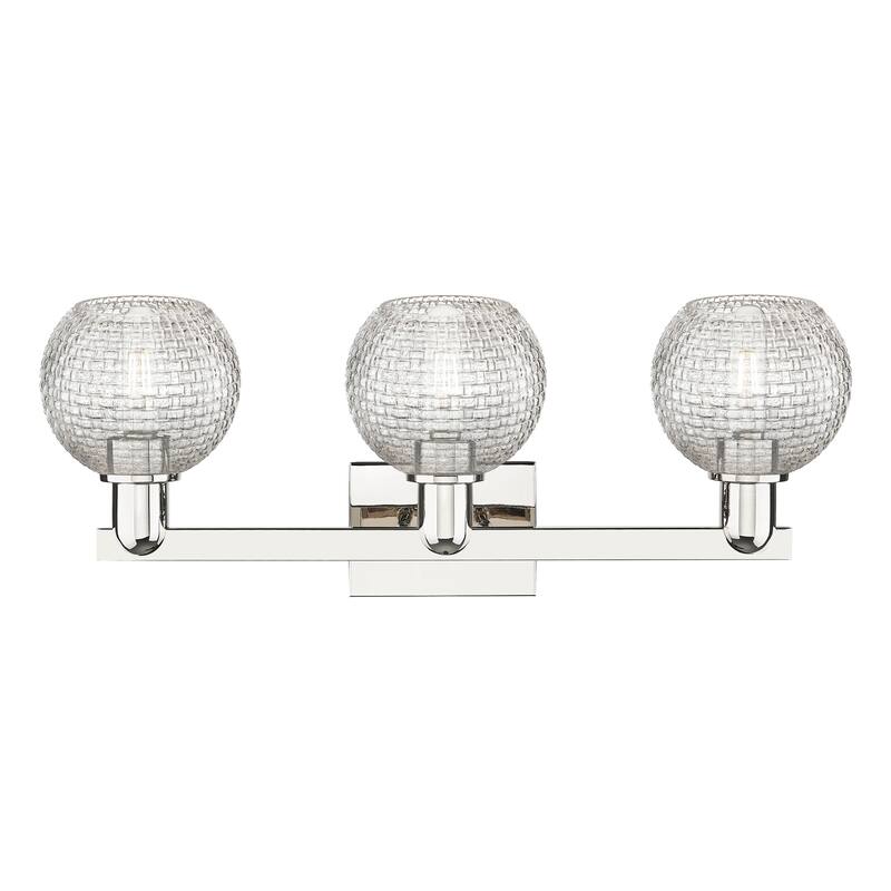 Innovations Lighting Endless Possibilities Arcadia - Athens - 3 Light 25" Basketweave Bath Vanity Light