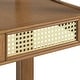preview thumbnail 11 of 24, Plaga Cane Accent Dining Table by iNSPIRE Q Classic - 36-inch
