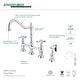 preview thumbnail 21 of 46, Heritage Bridge Kitchen Faucet with Brass Sprayer