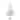 3' LED Silver Tinsel Twig Artificial Christmas Tree - Clear Lights - 3 Foot