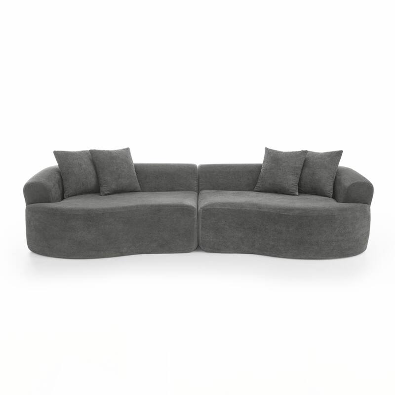 Minimalist Compression Living Room Couch, No Assembly Needed