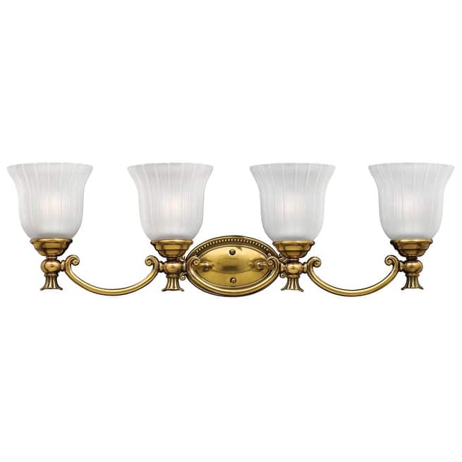 Hinkley Lighting 4 Light 30.5" Width Bathroom Vanity Light from the - Burnished Brass