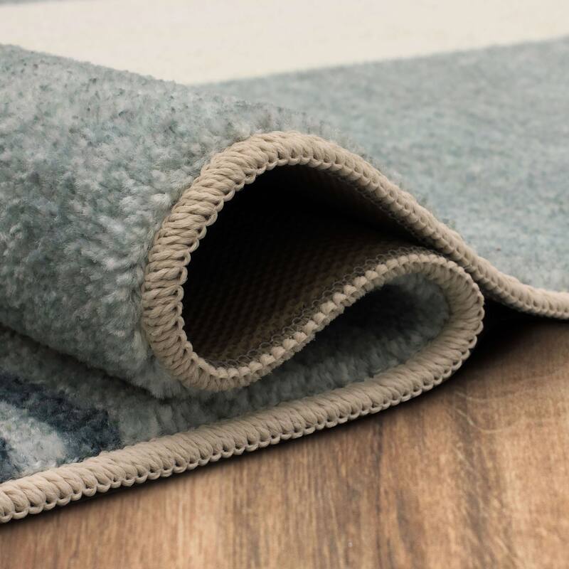 Mohawk Home Alliance Geometric Color Block Area Rug On Sale Bed