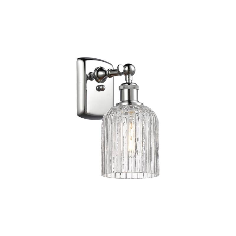 Innovations Lighting 516-1W-10-5 Bridal Veil Sconce Bridal Veil 10" - Polished Chrome / Clear