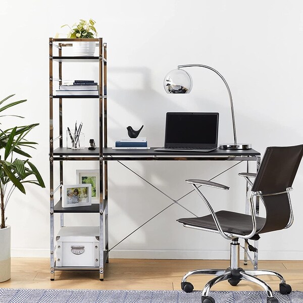 Spacious sales computer desk