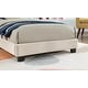 preview thumbnail 12 of 18, Sheep Design Upholstered Twin Size Platform Bed for Kids, with Slatted Bed Base, Stability and Sturdiness
