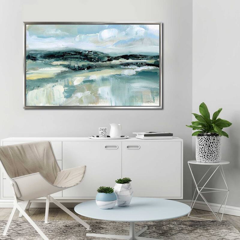 "Clouds at Hilltop" Print on Floating Canvas