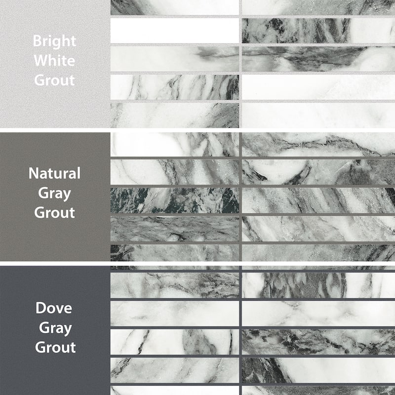 Merola Tile Touche Brick Stacked Zebre 11-3/4" x 11-3/4" Porcelain Floor and Wall Tile - (1 Tile)