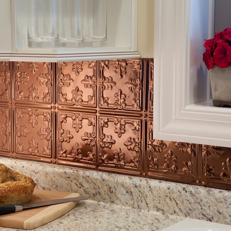 FASÄDE Traditional Style 10 Decorative Vinyl Backsplash Panel