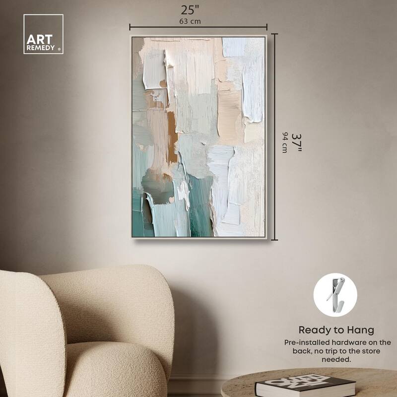 Impasto Intervals II Canvas by Art Remedy