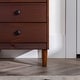 preview thumbnail 35 of 47, Walker Edison Bullrushes Solid Wood 3-Drawer Nightstand