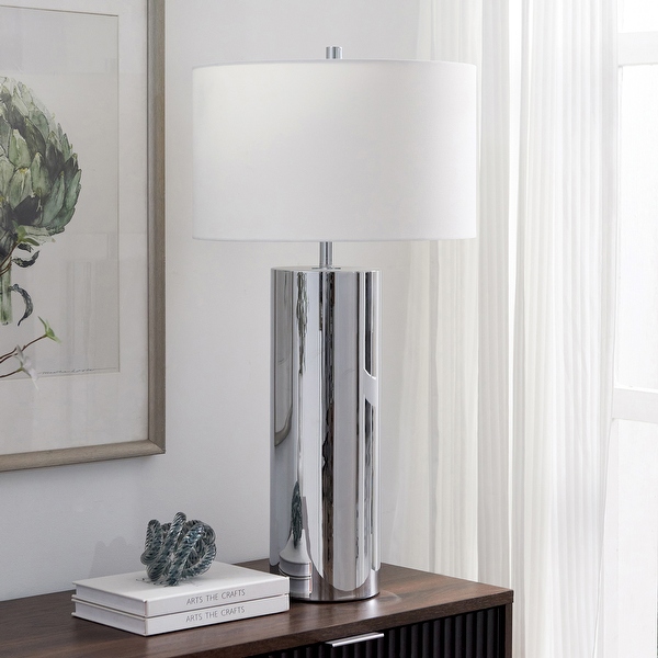 York 29.5 Tall Table Lamp with Fabric Shade On Sale Bed Bath Beyond 37107716