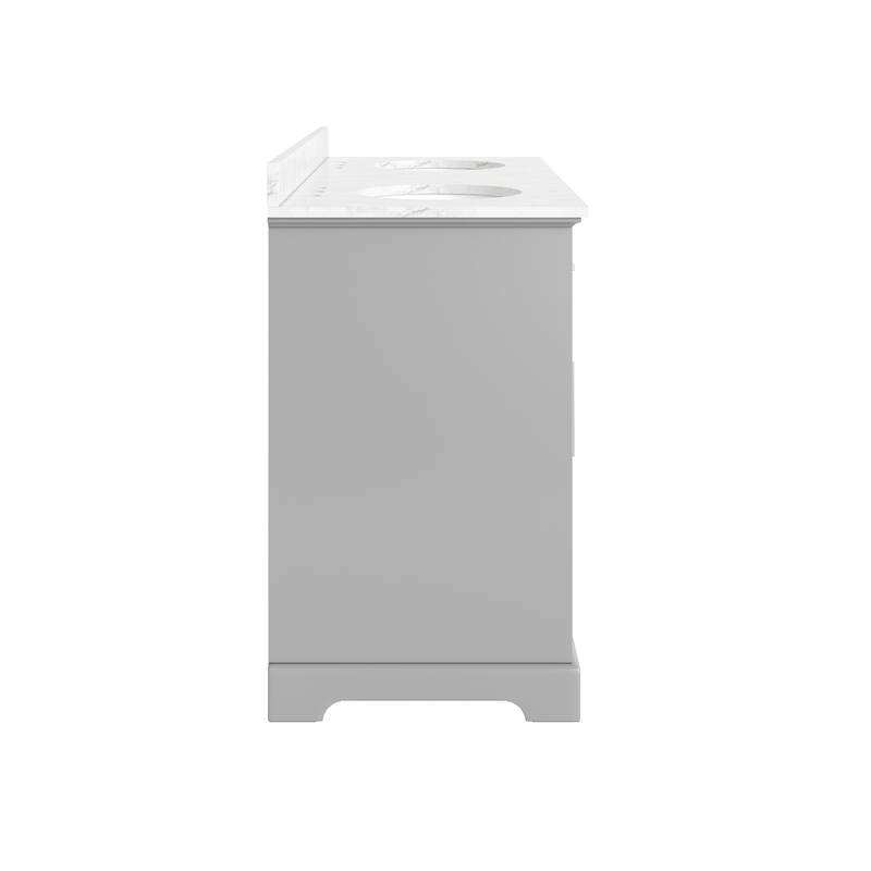 Bathroom Vanity with Marble Countertop without Mirror