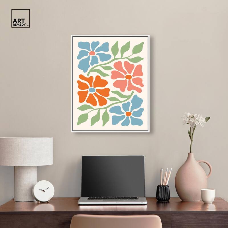 The Flowers Vines all Season Canvas by Art Remedy