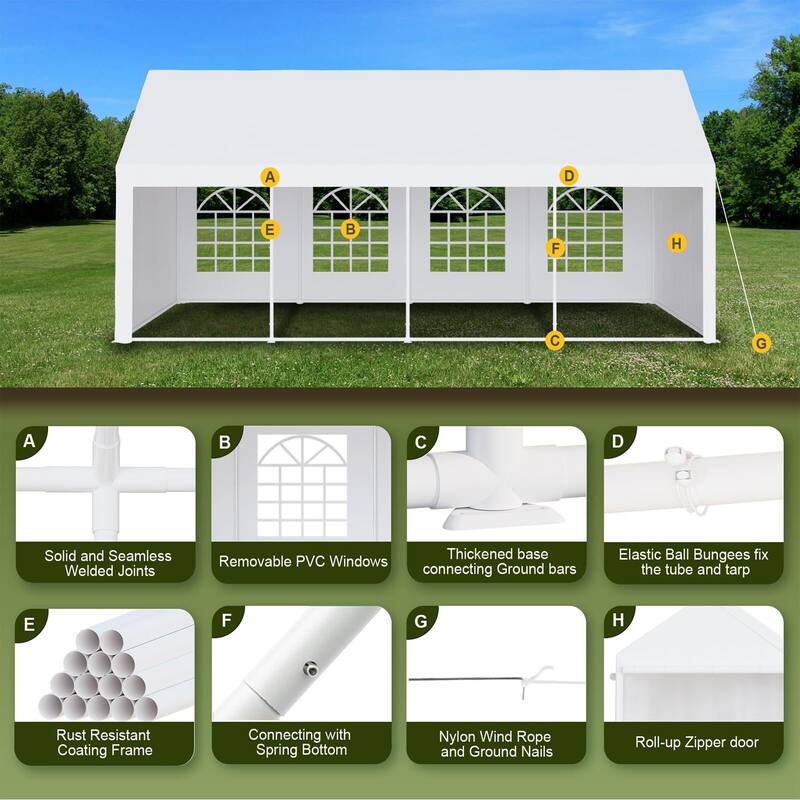 Outdoor Party Tent Canopy Wedding Patio Camping