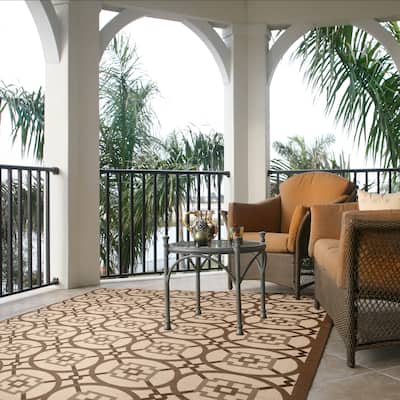 SAFAVIEH Courtyard Josee Indoor/ Outdoor Waterproof Patio Backyard Rug