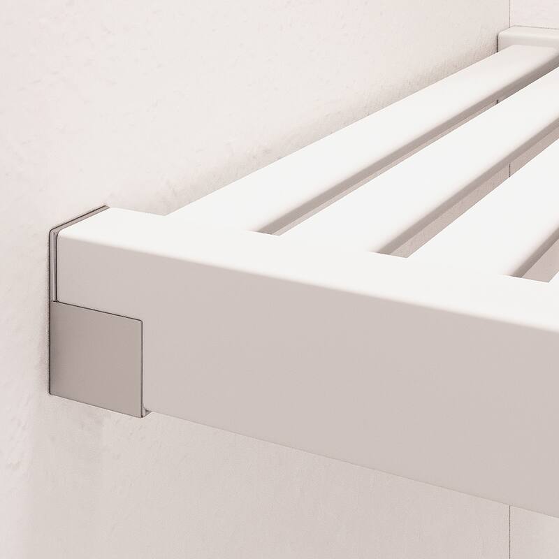 John Louis Home Solid Wood Reach-In Closet System with 6-Drawers and Doors White