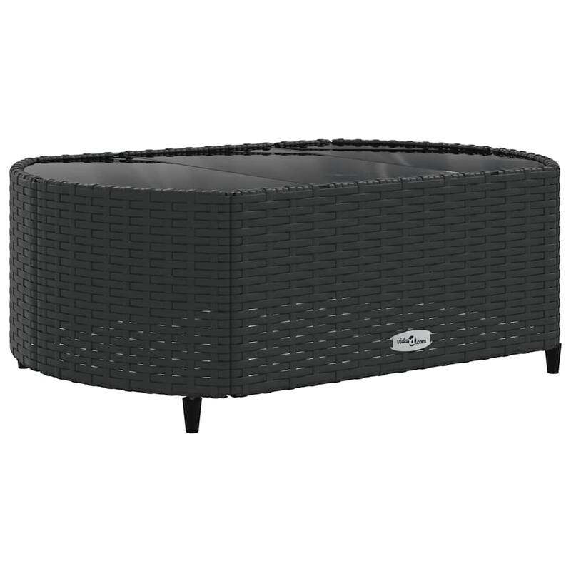 vidaXL Patio Sofa Set Set of 10 Black - 8.2 x 12.1 x 4.6