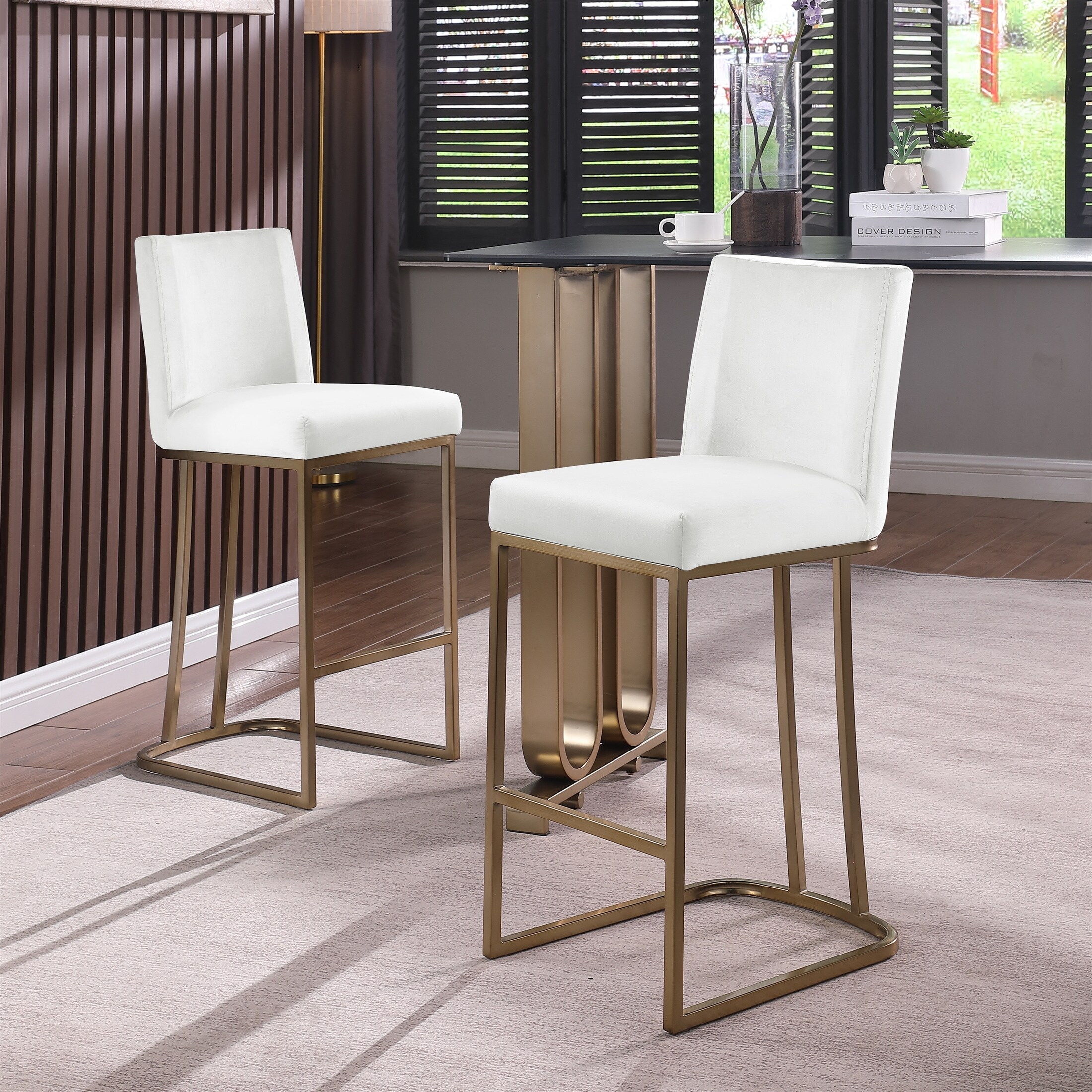 Brushed bar on sale stool