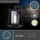 preview thumbnail 9 of 8, Vaxcel Lighting Blackwell 12" Tall Outdoor Wall Sconce