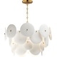 preview thumbnail 2 of 4, Maxim 12824WT Isla 4 Light 21" Wide Waterfall Chandelier