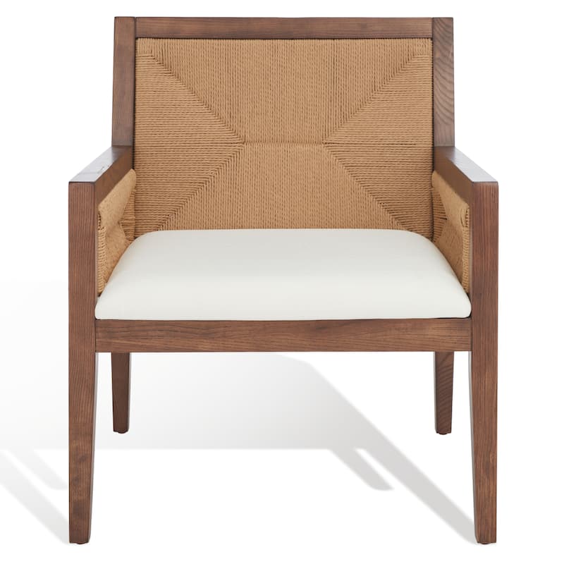 SAFAVIEH Couture Emilio Woven Accent Chair - 25 in. W x 26 in. D x 31 in. H