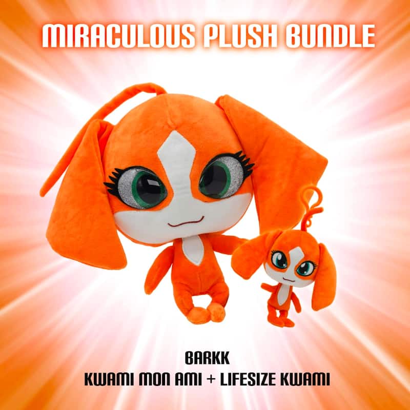 Miraculous Ladybug Plush & Keychain (Barkk) - Barkk