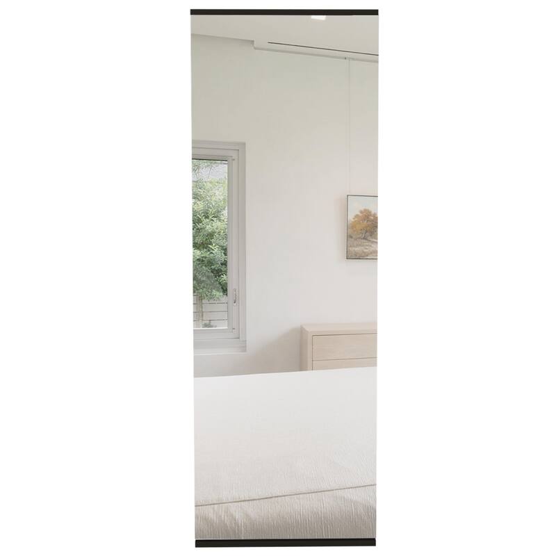Connecticut Wall Mounted Mirror Shoe Rack with 5 Internal Shelves, 10 Shoe Capacity