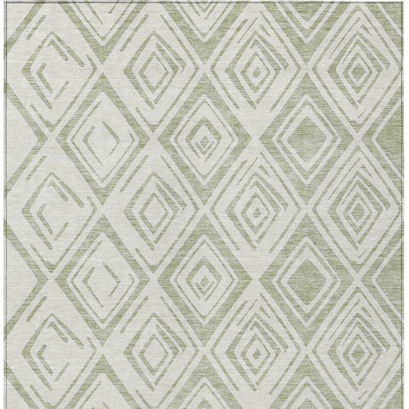 HomeRoots Geometric Transitional Rectangle Outdoor Rug