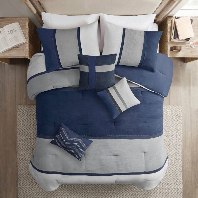 Madison Park Hanover 7-piece Comforter Set