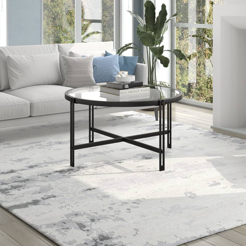 Inez 32" Wide Round Coffee Table