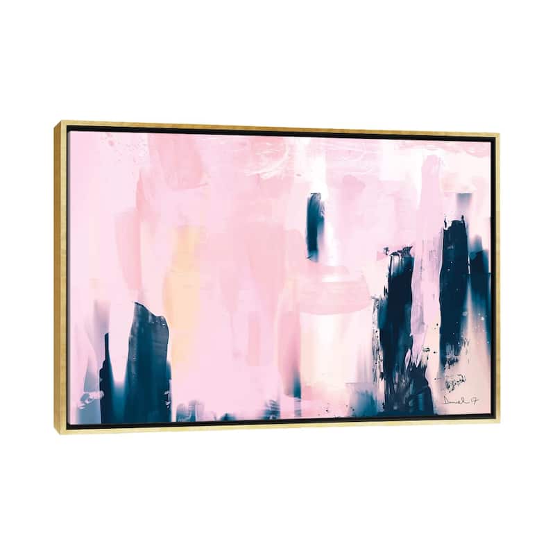 iCanvas "Pink Navy" by Dan Hobday Framed Canvas Print - Gold - 32x48