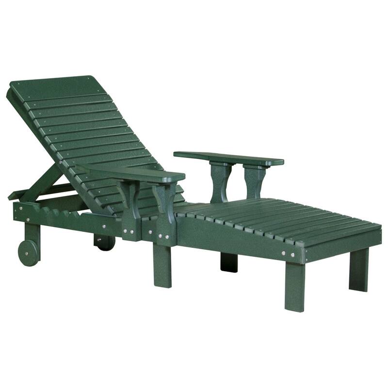 Poly Lumber Lounge Chair - Green