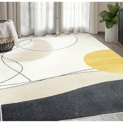 Abani Rugs Deco DEC200A Modern Artistic Area Rug
