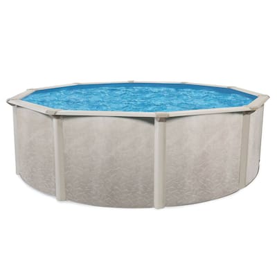 Aquarian Phoenix 21' x 52" Round Steel Frame Above Ground Outdoor Swimming Pool - 306