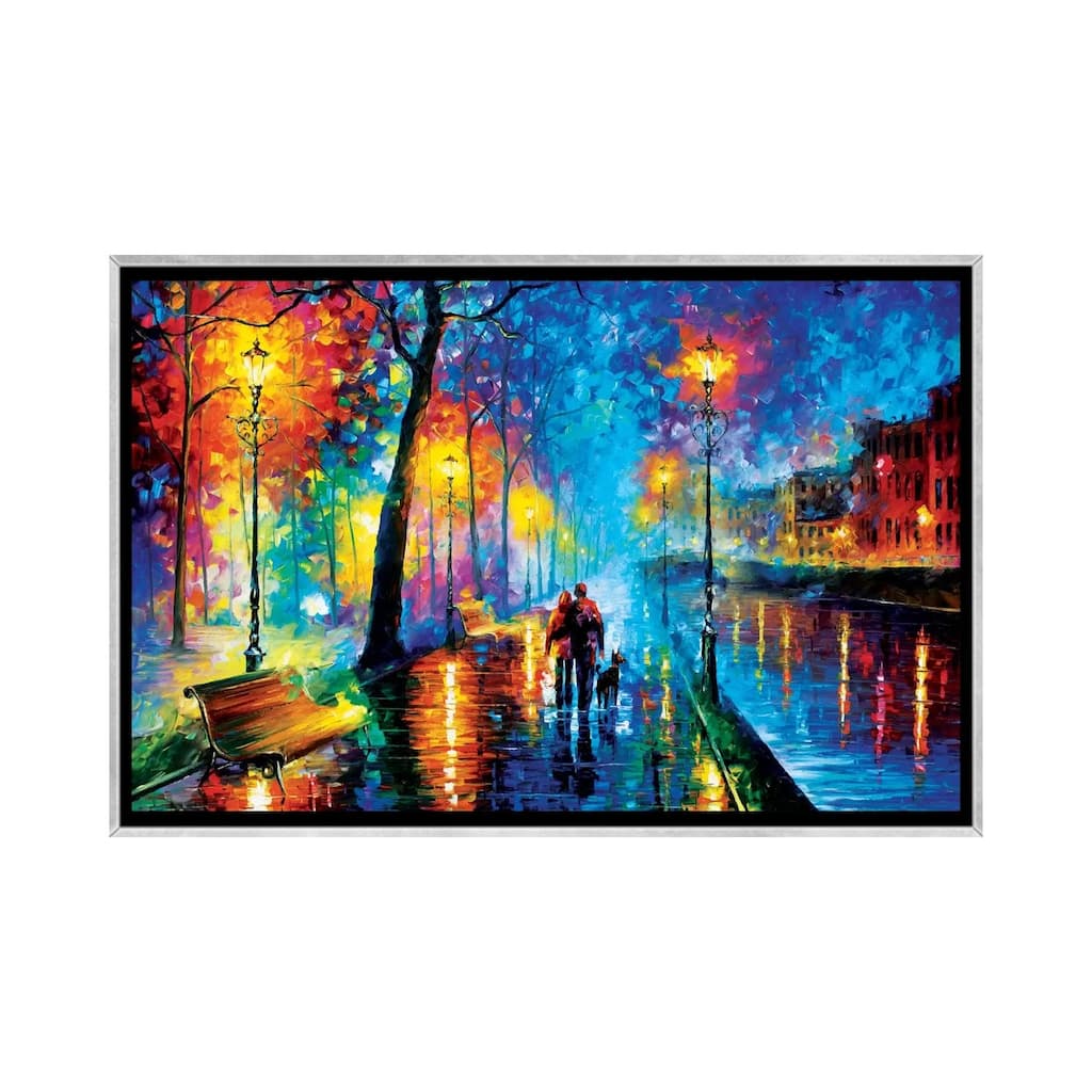 iCanvas "Melody Of The Night" by Leonid Afremov Framed