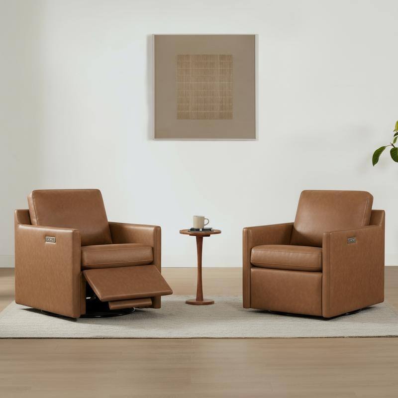 Nora Electric Power Swivel Chair with Footrest Recline