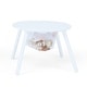 preview thumbnail 6 of 5, Rainbow Fishnet Play Table & Chairs Kids Furniture - White - 32.25"L x 32.25"W x 17"H