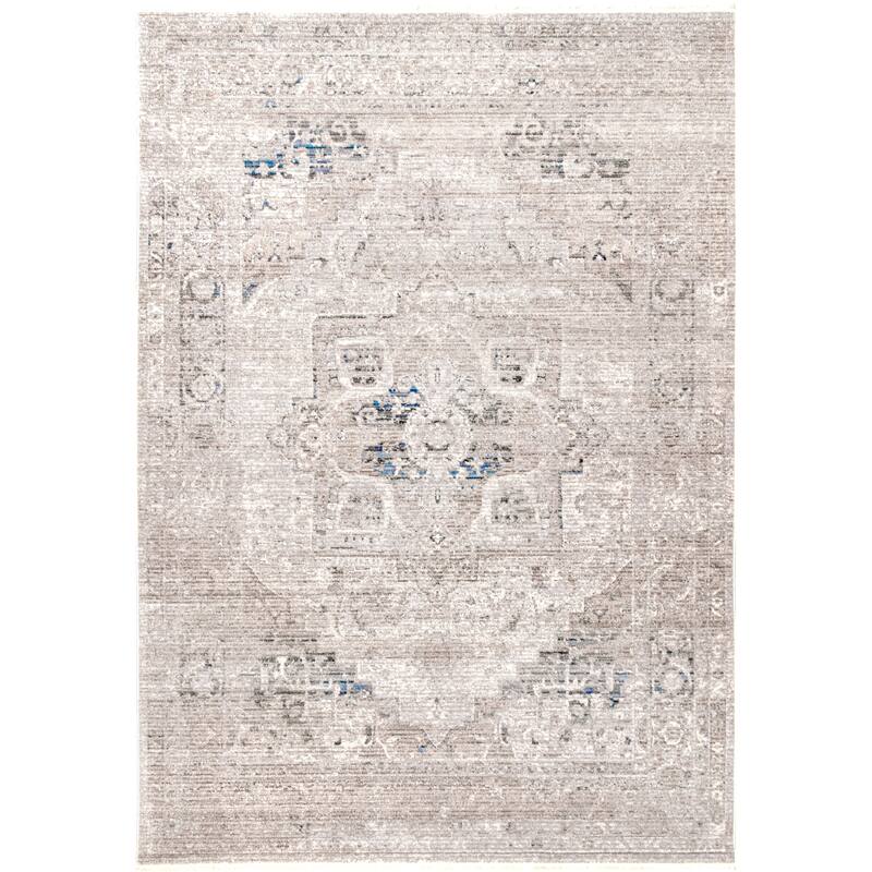 Nuloom Jayden Cardinal Medallion Faded Area Rug