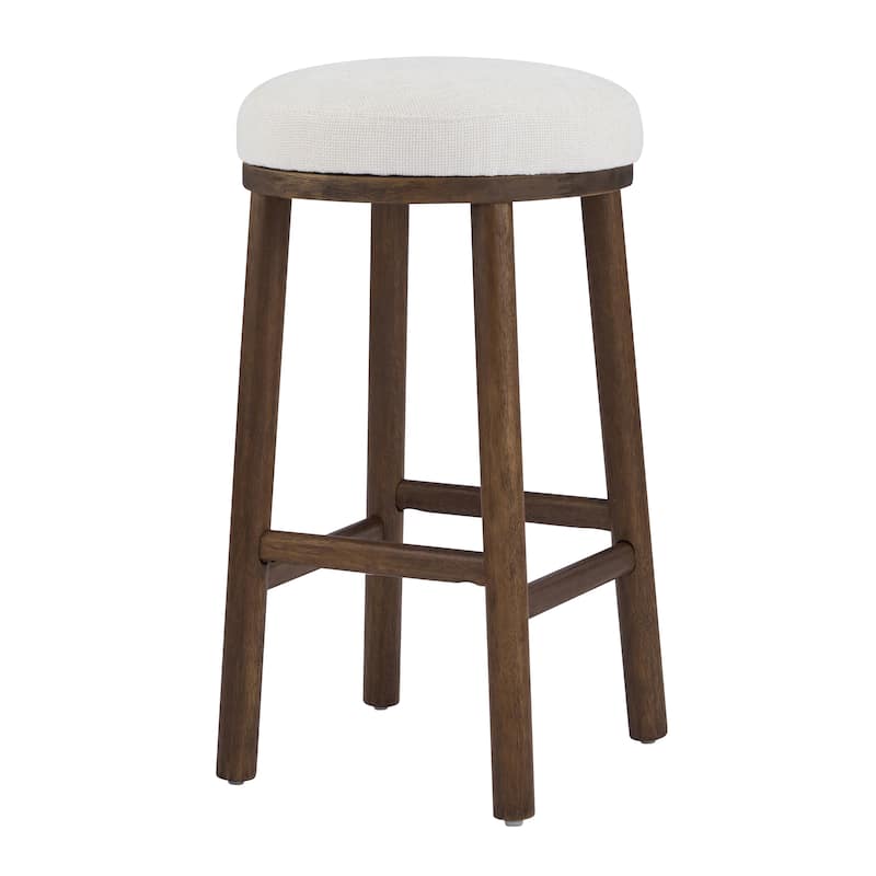 Christopher Knight Home - Riven Natural Rubberwood 27.36" Bar Stool Set