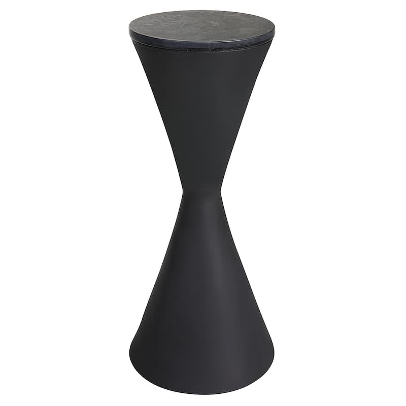 Uttermost Time's Up Hourglass Shaped Drink Table - 9 W X 24.25 H X 9 D (in)