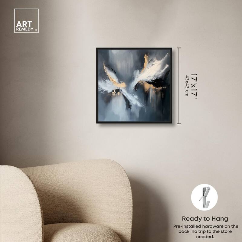 Wings of Gold Canvas by Art Remedy