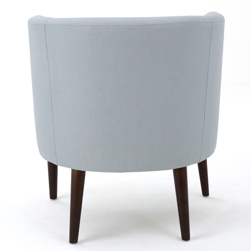 Modern 28.75" Upholstered Button Tufted Club Chair with Rubber Wood Legs for Living Room