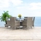 preview thumbnail 1 of 37, SAFAVIEH Outdoor Living Challe 7-Piece Patio Dining Set